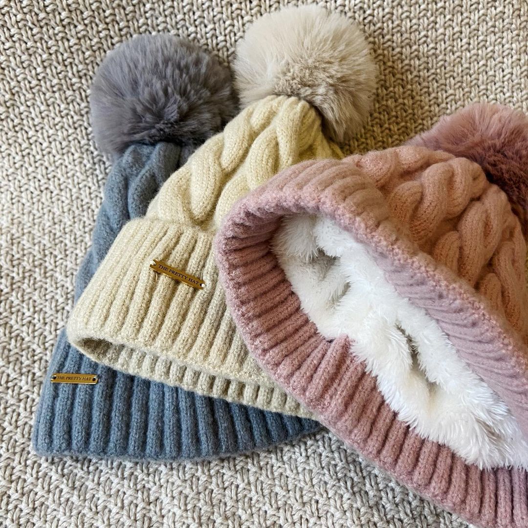 The Pretty Hat Pom Pom Beanies Bobble Hats Berets