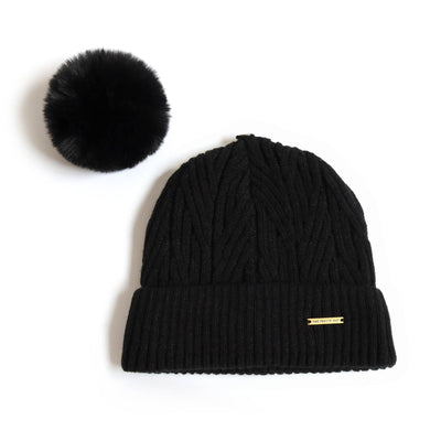 Best Ever Beanie - Black Satin Lined